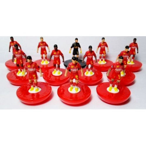 Subbuteo Andrew Table Soccer Liverpool 2019-20 on Classic Hasbro Bases